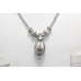 Tribal Necklace Antique Old Silver Hand Engraved Vintage Traditional Women C980